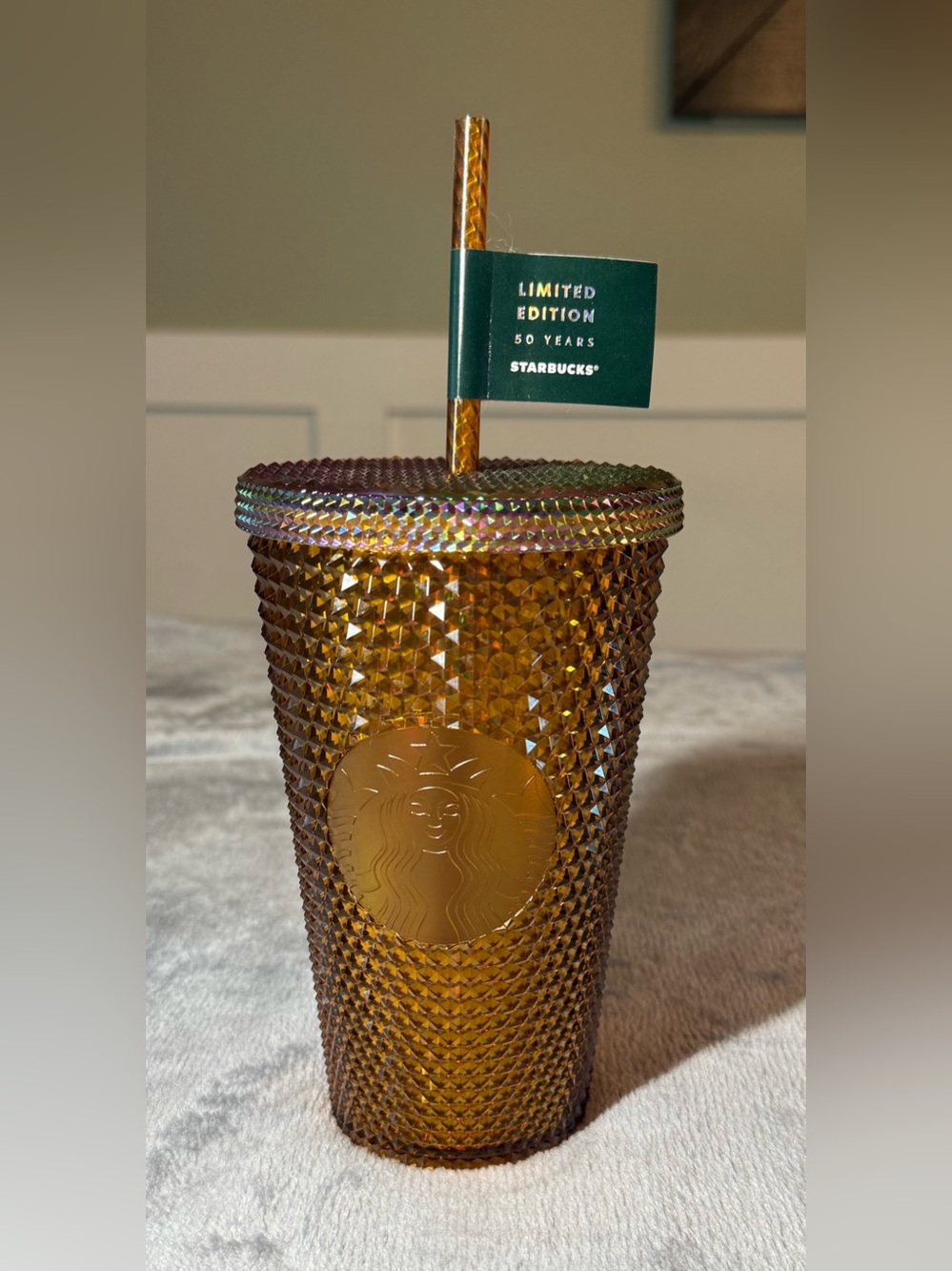 Starbucks 50th Anniversary Grande Studded Cold Cup - Limited Edition - NWT